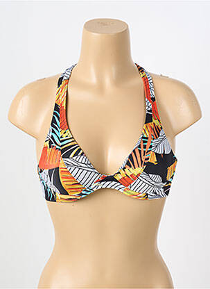 Sutien de costum de baie elasticitate top triunghiuri negru FREYA femeie