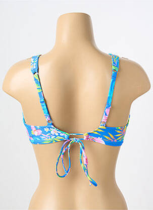 Sutien de costum de baie elasticitate top triunghiuri albastru FREYA femeie