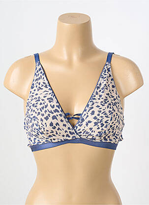 Sutien fără armatură bralete albastru FREYA femeie