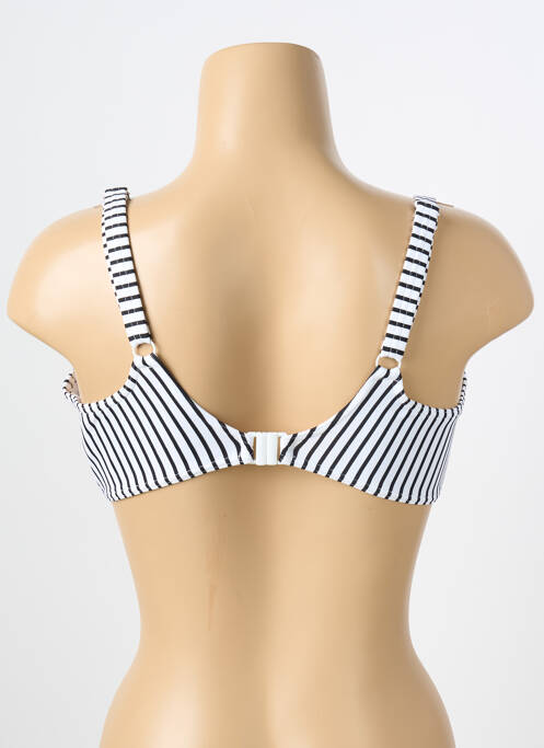 Sutien de costum de baie elasticitate sutien cupe întregi cu decolteu înalt alb FREYA femme