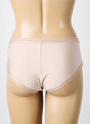 Shorty efect material satinat culoare piersică FREYA femeie