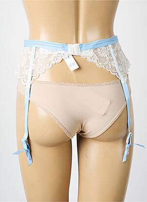 Corset/jartieră broderie albastru FREYA femeie