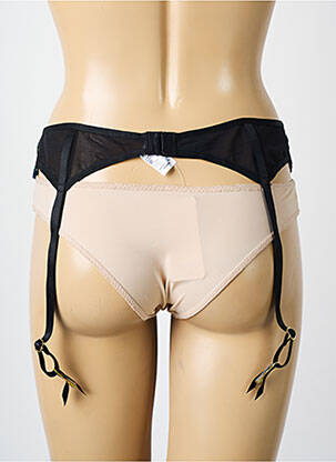 Corset/jartieră broderie negru FREYA femeie