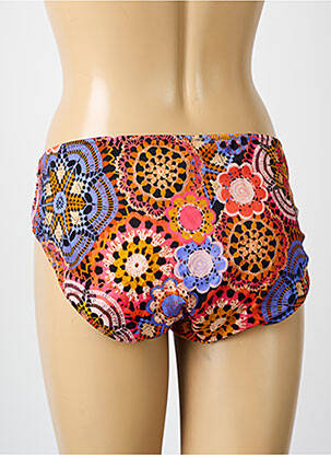 Chiloți de baie țesătură satinată chiloți galben FREYA femeie