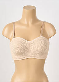 Sutien țesătură dantelă top bentiță piele WACOAL femme