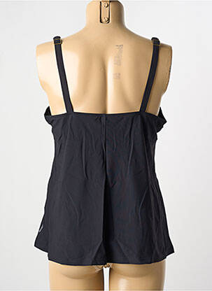 Sutien de costum de baie elasticitate sutien balconet cu decolteu înalt negru ROSA FAIA femeie