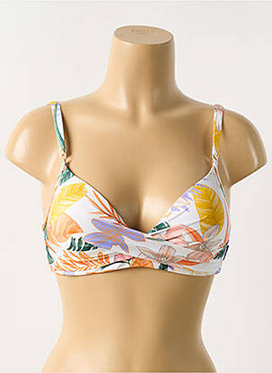 Sutien de costum de baie elasticitate top sutien modelat portocalie ROSA FAIA femeie