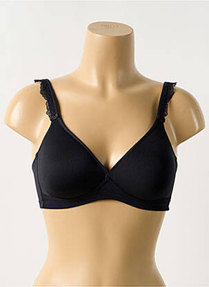 Sutien efect material satinat top sutien modelat negru ROSA FAIA femeie