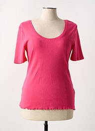Tricou elasticitate mâneci scurte roz B.YOUNG femeie