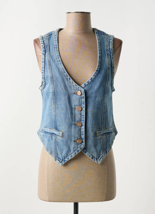 Vestă fără mâneci albastru JANE BLUE femeie