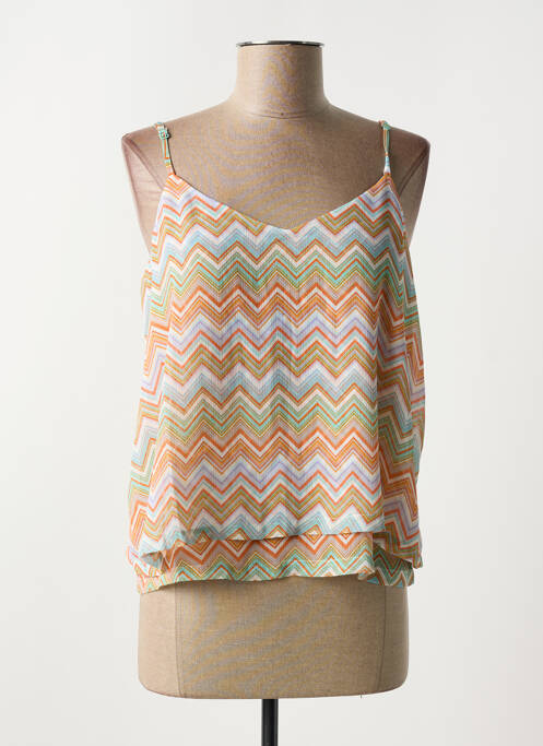 Top portocaliu GRACE & MILA femeie