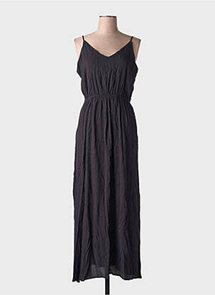 Rochie lungă negru ICHI femeie