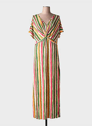 Rochie lungă portocaliu MD'M femeie