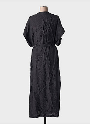 Rochie lungă mâneci scurte mâneci scurte negru BSB femeie