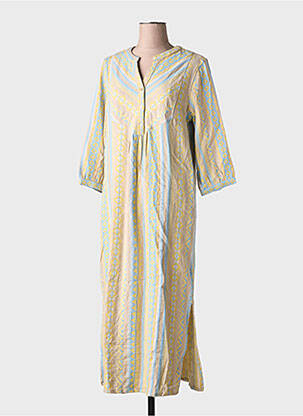 Rochie lungă mâneci lungi mâneci lungi albastru CREAM femeie