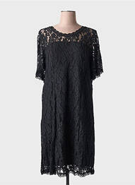 Rochie midi mâneci scurte mâneci scurte negru CREAM femeie