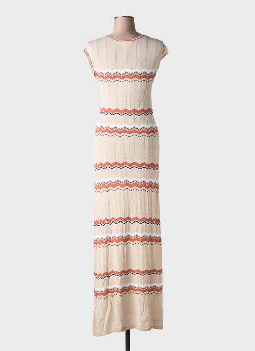 Rochie lungă bej CREAM femeie