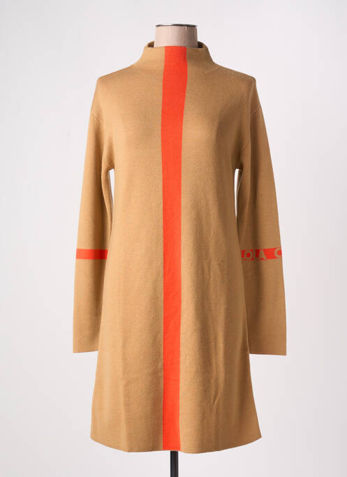 Rochie pulover maro LOLA CASADEMUNT femeie