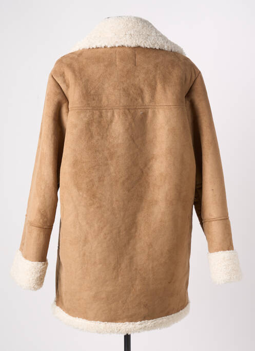 Palton scurt maro ICHI femeie