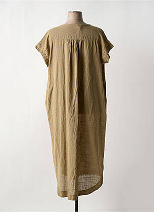 Rochie lungă mâneci scurte mâneci scurte verde JOHANNA PARIS femeie