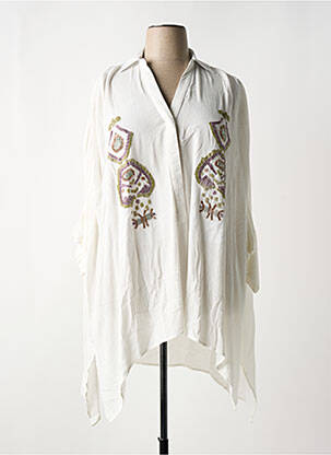 Tunică mâneci scurte alb LOLA CASADEMUNT femeie