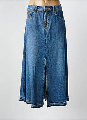 Fustă lungă albastru JANE BLUE femeie