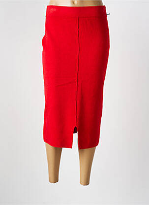 Fustă midi roșu SUGAR BABE femeie