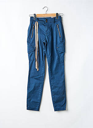 Pantalon cargo croială dreaptă albastru MOS MOSH femeie