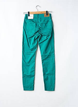 Pantalon slim buzunare verde închis CREAM femeie