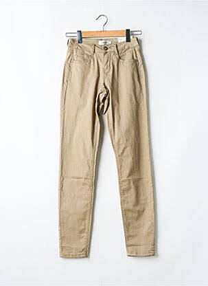 Pantalon slim buzunare verde CREAM femeie