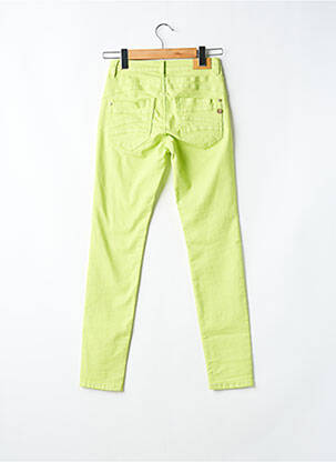 Pantalon slim buzunare galben CREAM femeie