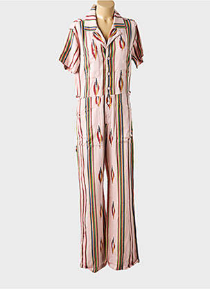 Salopetă-pantalon roz FIVE femeie