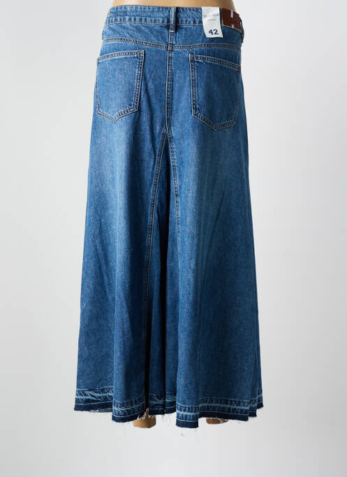 Fustă lungă albastru JANE BLUE femeie