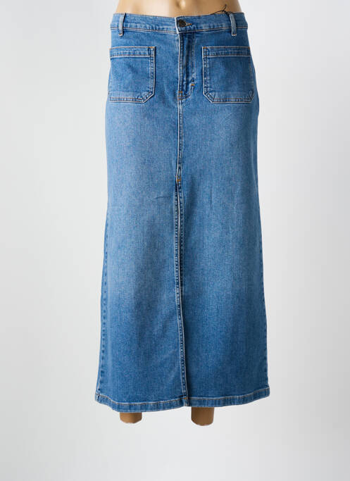 Fustă lungă albastru FIVE femeie