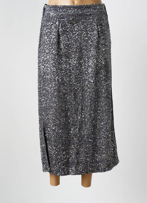 Fustă lungă argintiu INTUITION femeie