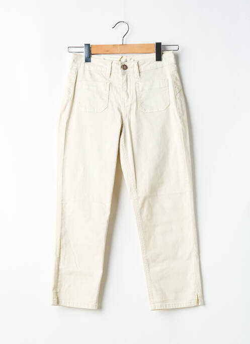 Pantalon drept bej CREAM femeie
