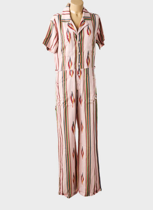 Salopetă-pantalon roz FIVE femeie