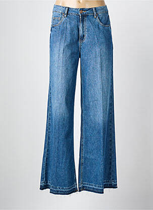 Blugi cu croială evazată albastru JANE BLUE femeie