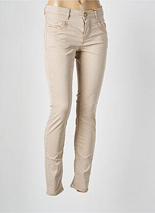 Pantalon slim bej MOS MOSH femeie