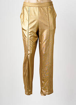 Pantalon slim auriu LOLA CASADEMUNT femeie