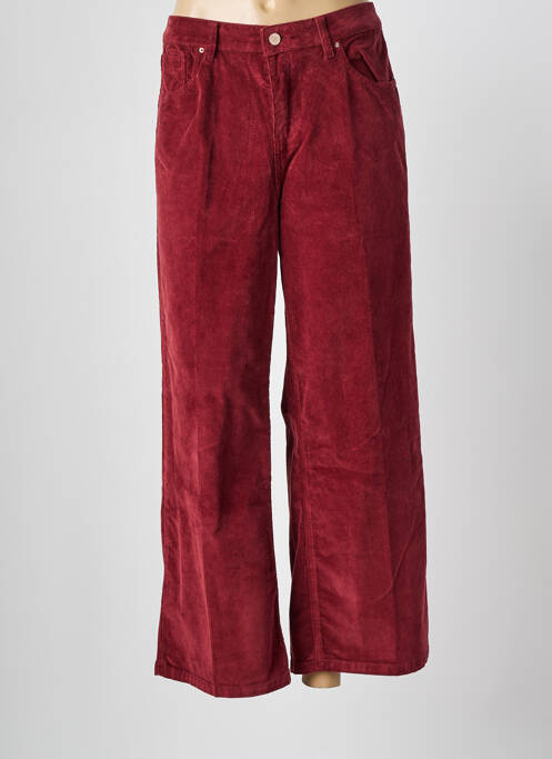 Pantalon evazat roșu JANE BLUE femeie