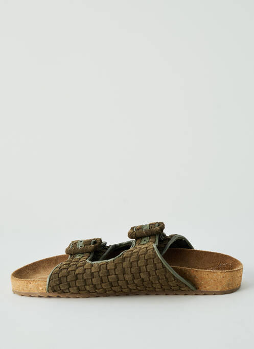 Mulete/Saboți verde BIBA femeie