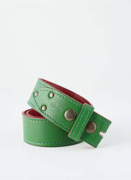 Curea cusături întărite verde YOLETE unisex