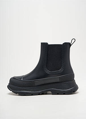 Botine/ghete țesătură satinată toc de 4 la 6 cm negru COLORS OF CALIFORNIA femeie