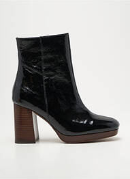 Botine/ghete toc pătrat toc de 7 la 9 cm negru ALIWELL femeie