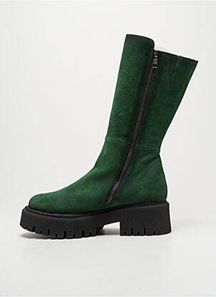 Cizme toc de 4 la 6 cm verde LITTLE ...LA SUITE femeie