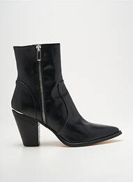 Botine/ghete toc de 7 la 9 cm negru NIMAL femeie