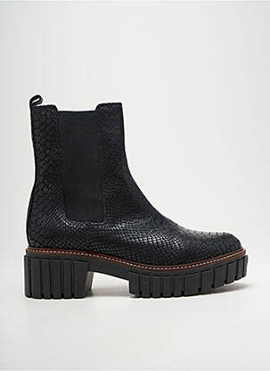 Botine/ghete toc de 4 la 6 cm negru REQINS femeie