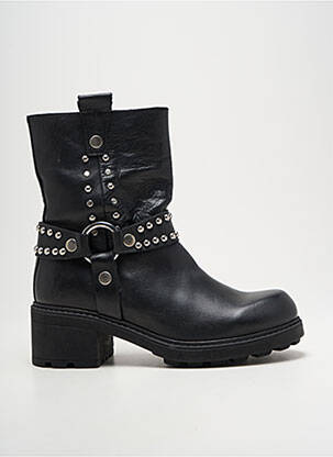 Botine/ghete toc de 4 la 6 cm negru COCO ET ABRICOT femeie