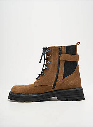 Botine/ghete toc de 4 la 6 cm maro COCO ET ABRICOT femeie